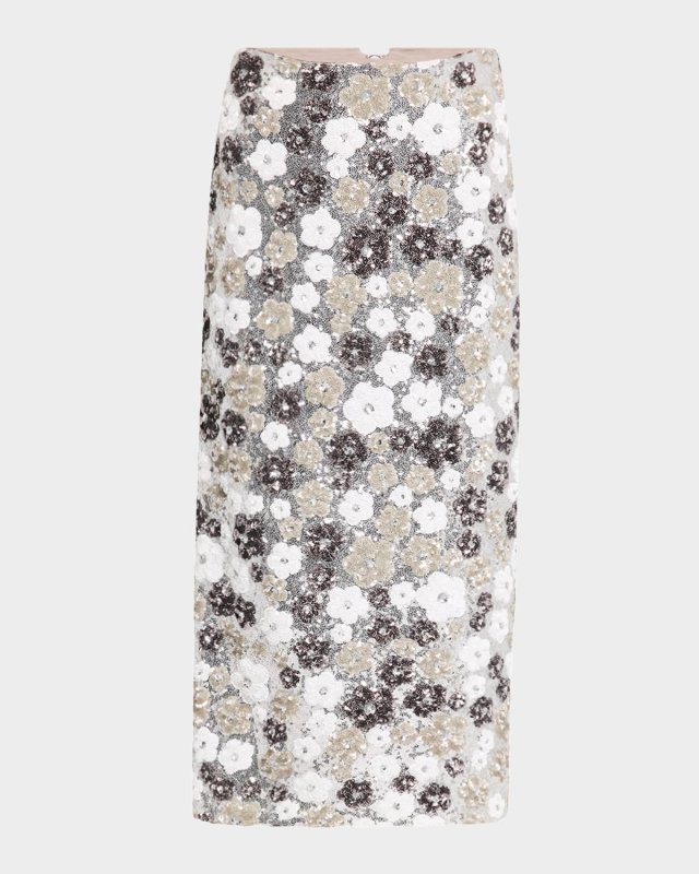 Winter Garden Liza Midi Skirt